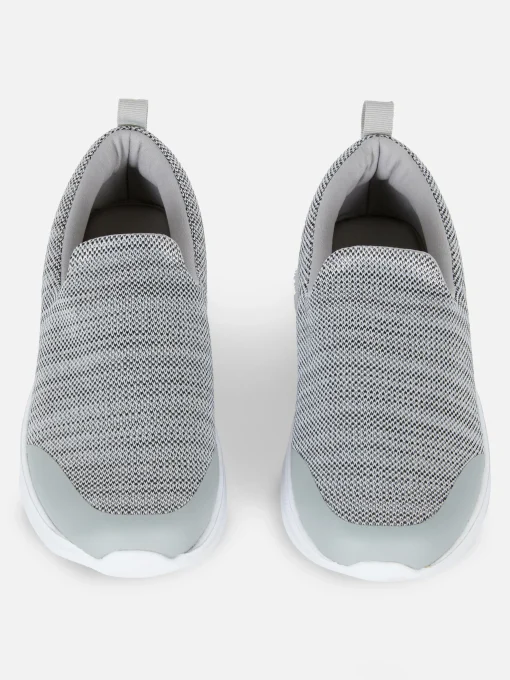 Athletic Fabric Slip On Shoe