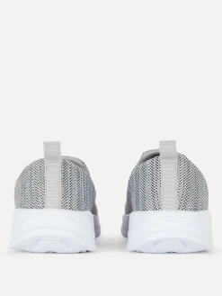 Athletic Fabric Slip On Shoe