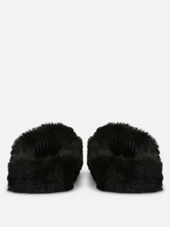 Beetlejuice Fluffy Mule Slippers