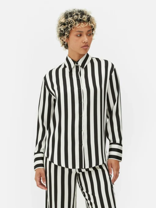 Beetlejuice X Colleen Atwood Striped Shirt