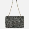 Bouclé Flap Front Crossbody Bag