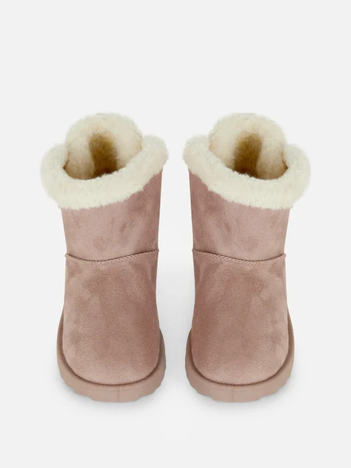 Bow Back Plush Lined Boots