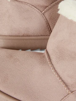 Bow Back Plush Lined Boots