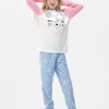 Cat Fleece Pyjamas
