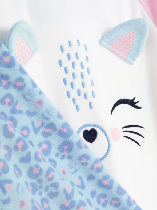 Cat Fleece Pyjamas