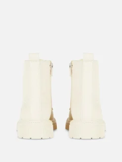 Chunky Side Zip Boots