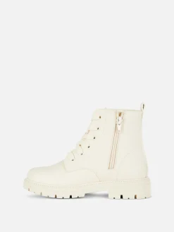Chunky Side Zip Boots