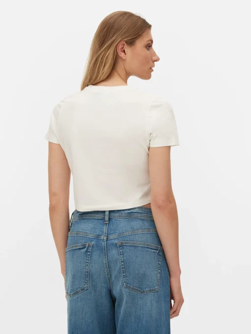 Claude Monet Graphic Cropped T-Shirt