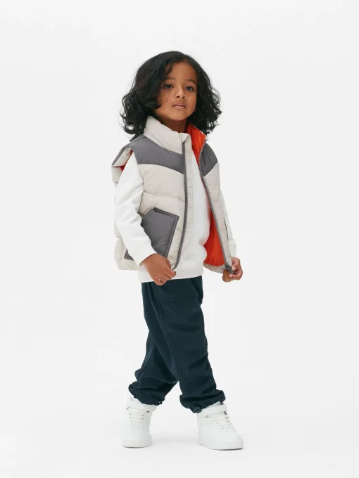 Color Block Padded Vest