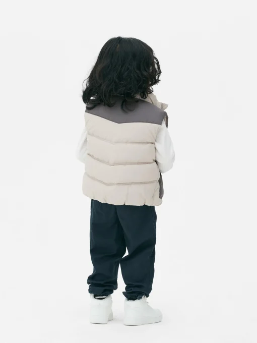 Color Block Padded Vest