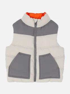 Color Block Padded Vest