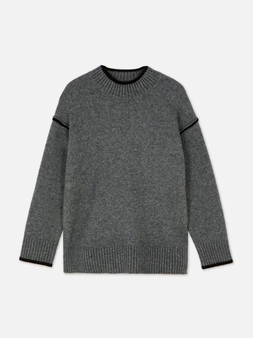 Contrast Stitch Sweater