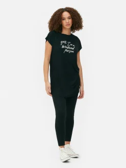 Crew Neck Long T-Shirt