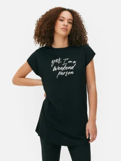 Crew Neck Long T-Shirt