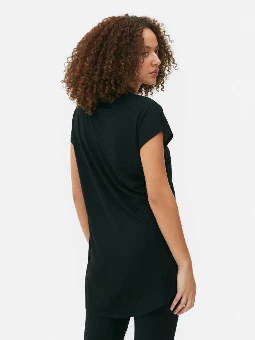 Crew Neck Long T-Shirt