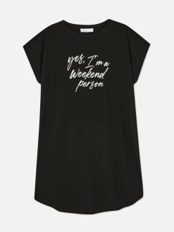 Crew Neck Long T-Shirt