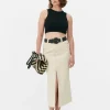 Crew Neck Ribbed Cropped Tank