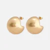 Cutout Orb Stud Earrings