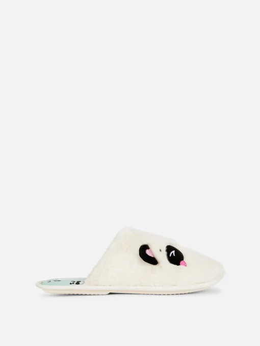 3D Panda Mule Slippers