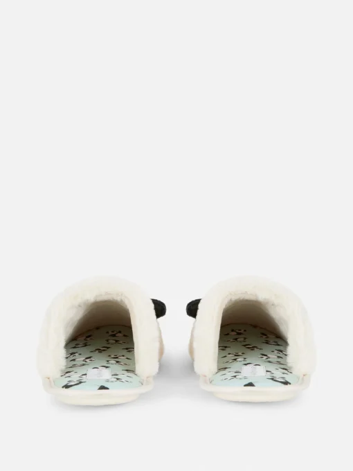 3D Panda Mule Slippers