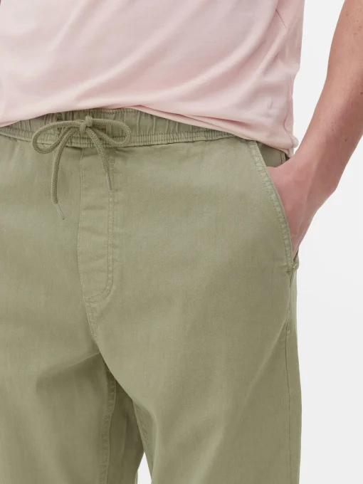 Denim Cuffed Joggers