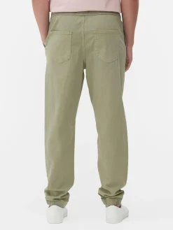 Denim Cuffed Joggers