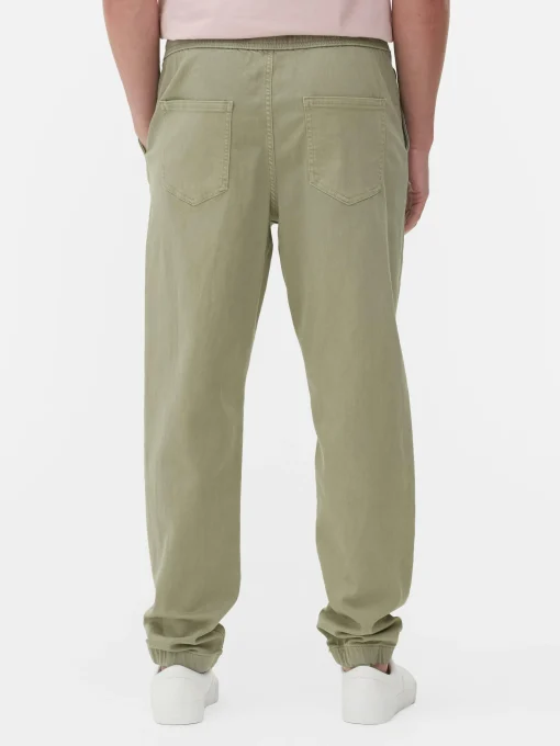 Denim Cuffed Joggers