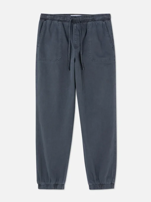 Denim Drawstring Joggers