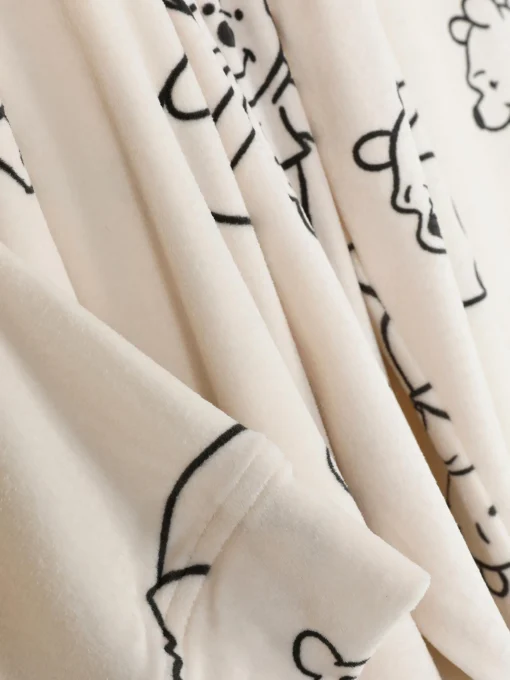 Disney Characters Long Sleeve Fleece Pajamas