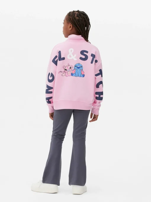 Disney’s Stitch And Angel Half-Zip Pullover