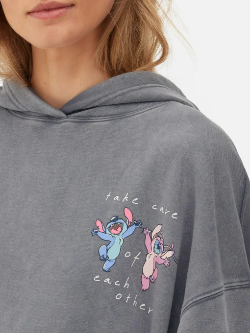 Disney’s Stitch And Angel Pullover Hoodie