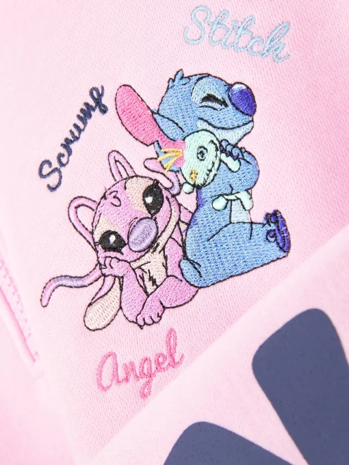 Disney’s Stitch And Angel Half-Zip Pullover
