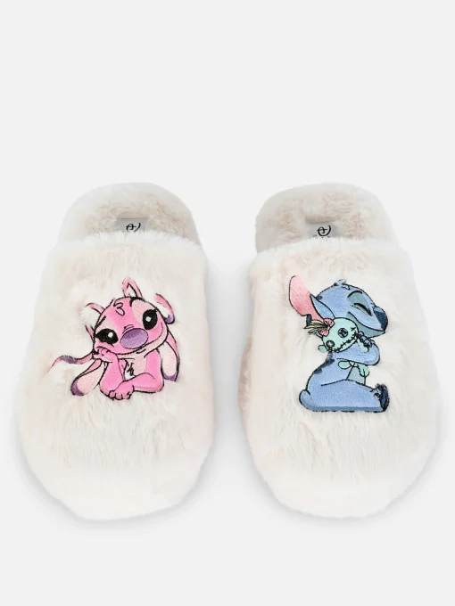 Disney’s Stitch Fluffy Mule Slippers