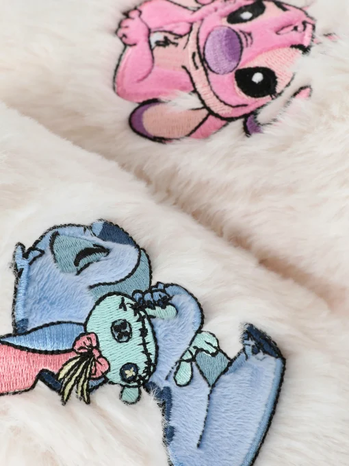 Disney’s Stitch Fluffy Mule Slippers