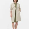 Double-Breasted Belted Trench