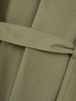 Double-Breasted Belted Trench