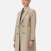 Double-Breasted Twill Coat