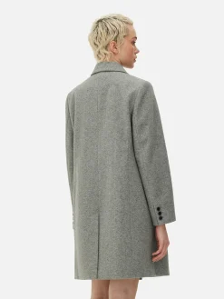Double-Breasted Twill Coat