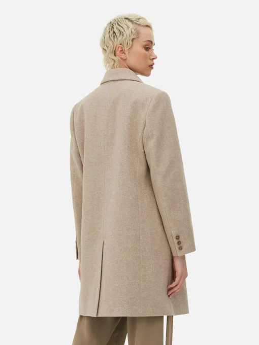 Double-Breasted Twill Coat