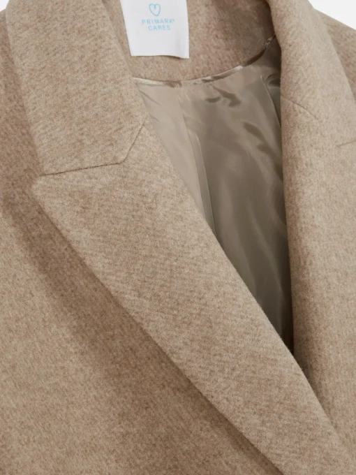 Double-Breasted Twill Coat