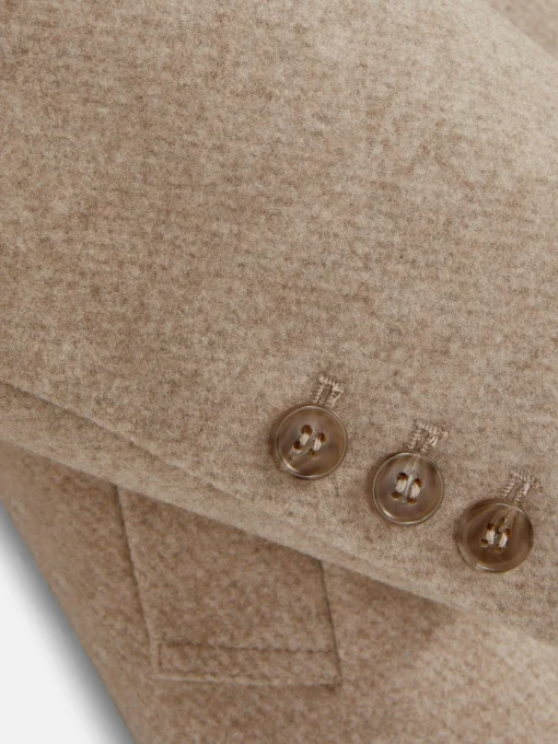 Double-Breasted Twill Coat