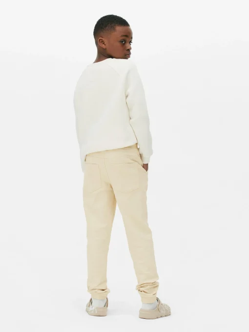 Drawstring Denim Joggers