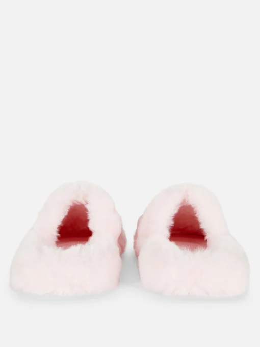 Faux Fur Mule Slippers