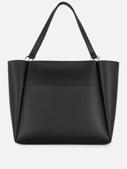 Faux Leather Shopper