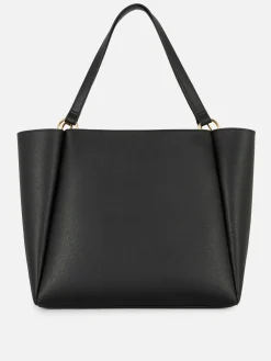 Faux Leather Shopper