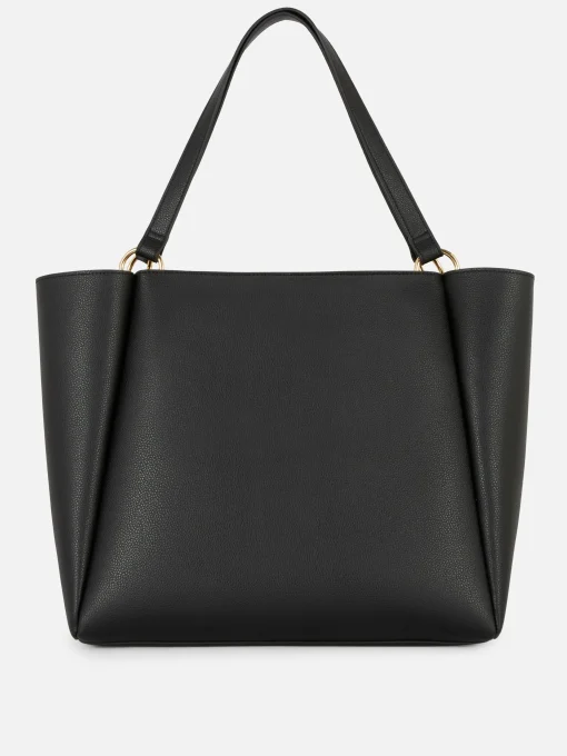 Faux Leather Shopper