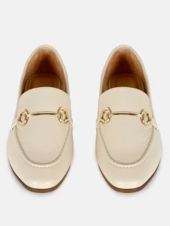 Faux Leather Snaffle Loafers