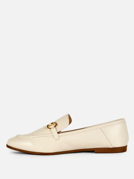 Faux Leather Snaffle Loafers