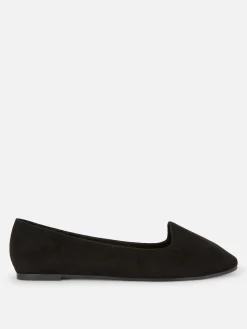 Faux Suede Flats