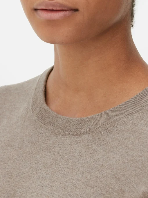 Fine Knit Crew Neck Sweater